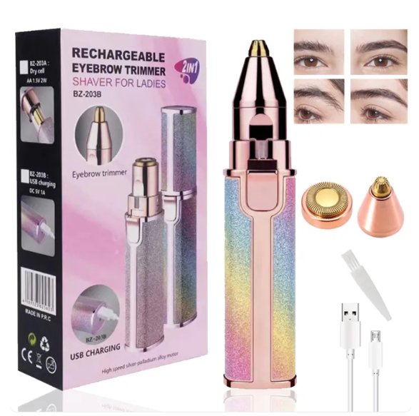 2 in 1 Eye brow trimmer 