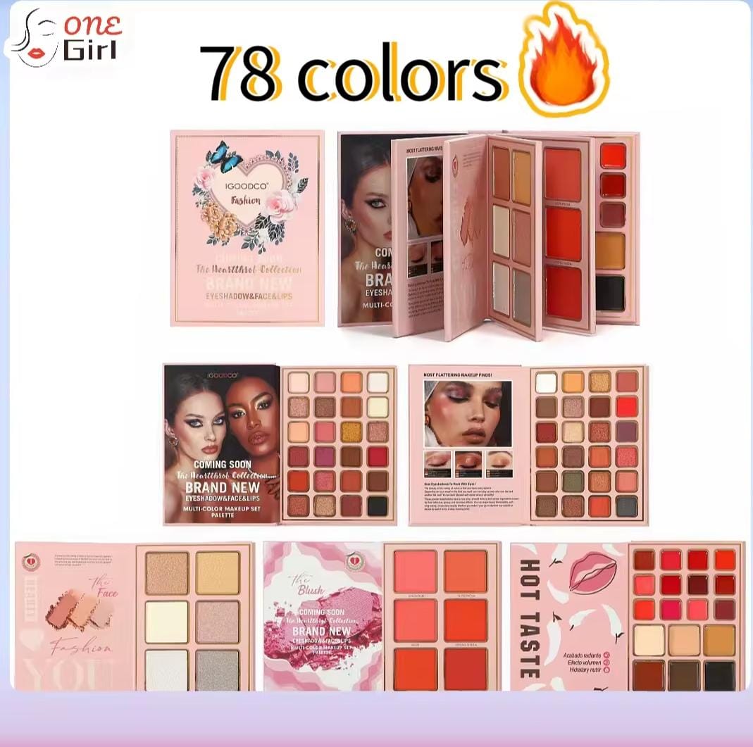 78 Pallet 5 In 1 MakeUp Book