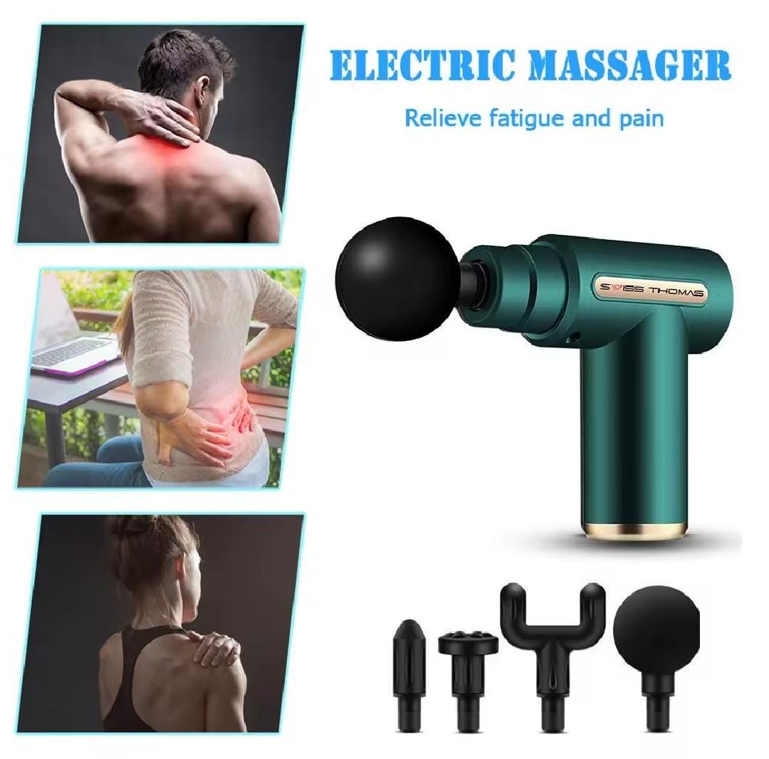 Rechargeable Body Massager With 4 Heads