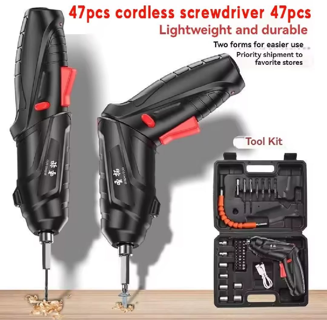 47Pcs Electric Screw Driver Set