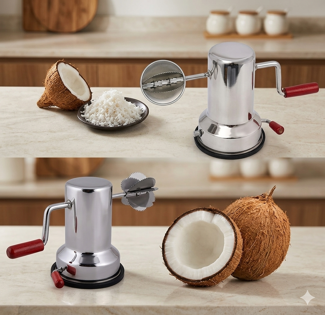 Stainless Steel Coconut Scraper