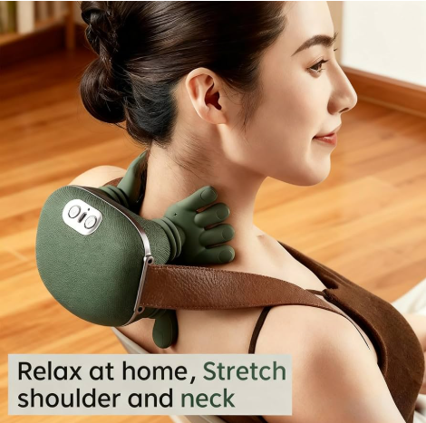 Electric Neck Massager Hand Simulation