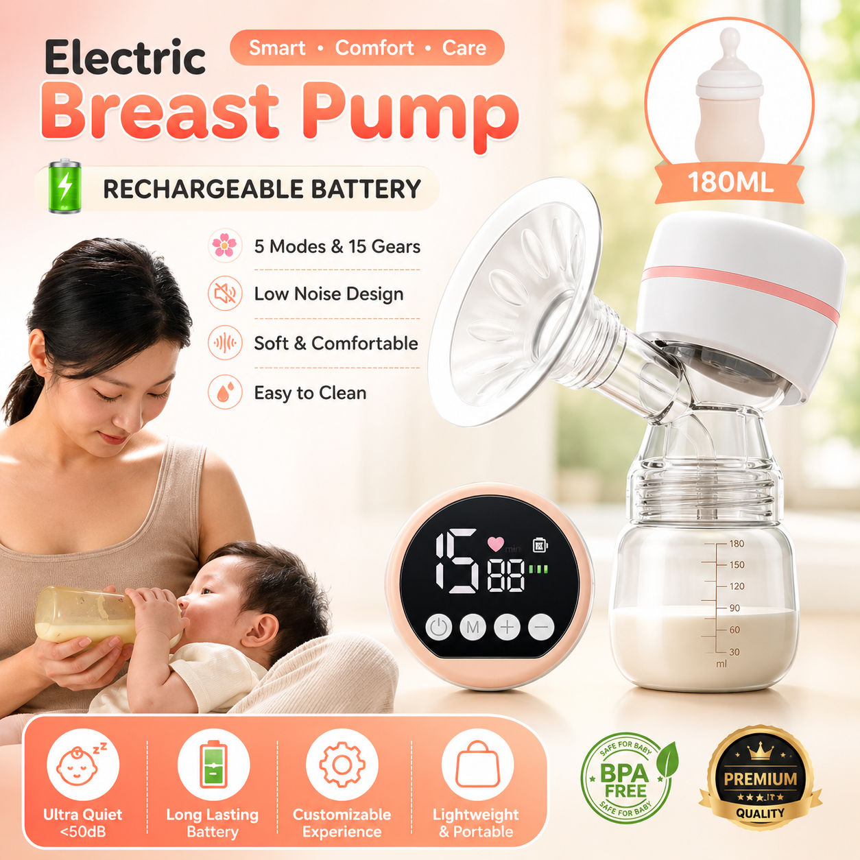 Electric Breast Pump Machine