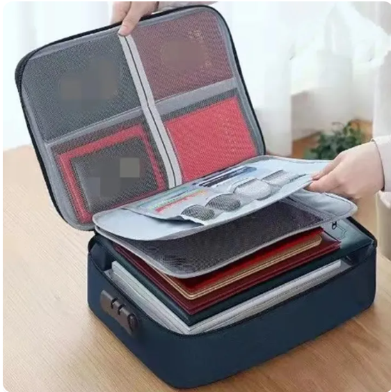 Document Storage Bag With Lock