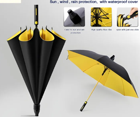 Large Automatic Open Umbrella With Cover