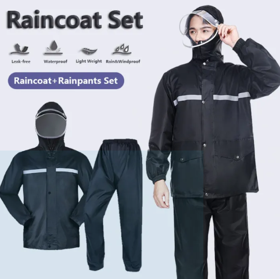 Premium Full Rain Coat with Mask