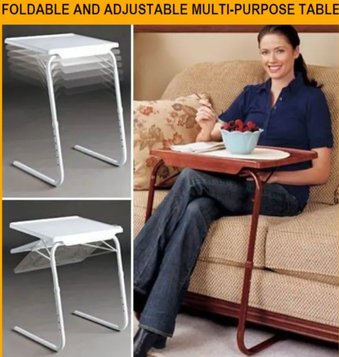 Foldable and Adjustable Multi-Purpose Table Mate