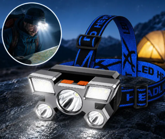 5 LED Rechargeable Headlamp