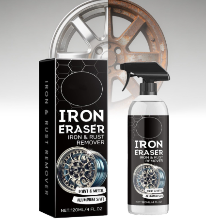 Iron Eraser Spray – Heavy-Duty Iron Remover For Wheel & Paint