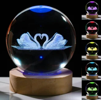 Crystal Ball - Swan