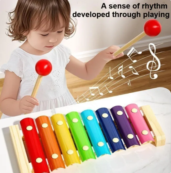 Wooden Xylophone Musical Toy for Kids – Colorful Educational Music Toy