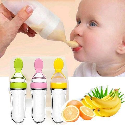Baby Squeeze Feeding Bottle